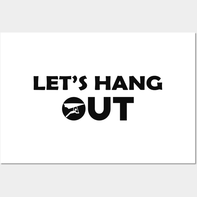 Hang Glider - Let's hang out Wall Art by KC Happy Shop